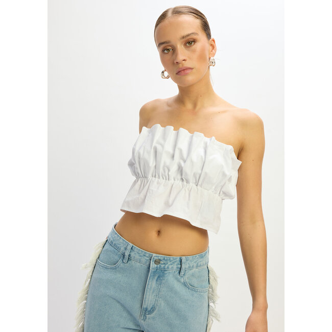 REFINED DEPARTMENT Lima Ladies Woven Fancy Croptop