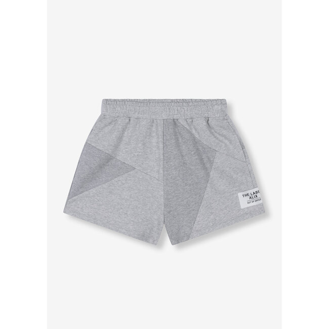 ALIX THE LABEL Ladies Knitted Melange Sweat Short