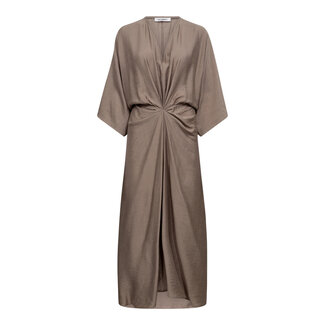 CO'COUTURE Hera Knot Dress Walnut