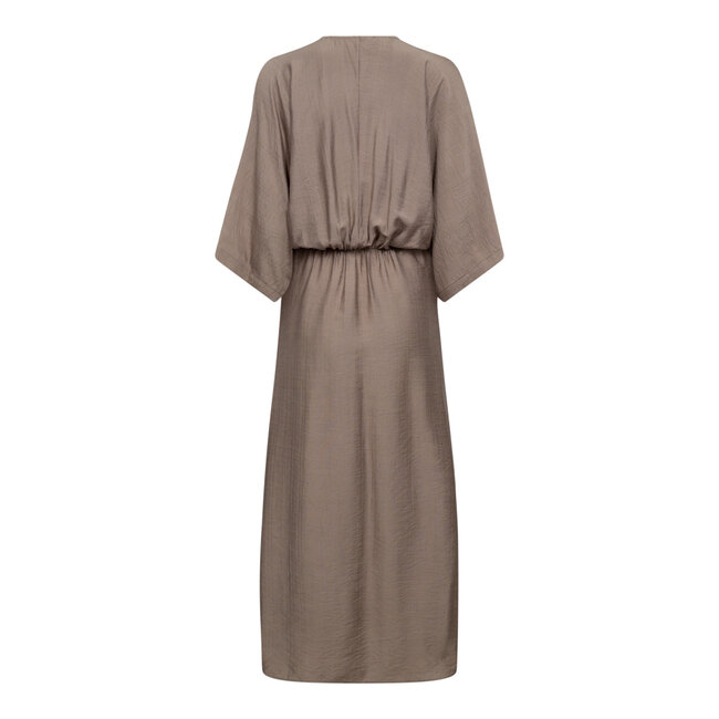 CO'COUTURE Hera Knot Dress Walnut