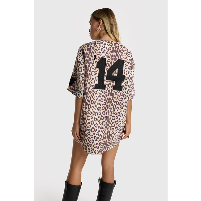 ALIX THE LABEL Animal Baseball Shirt