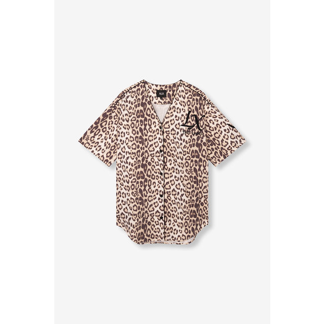 ALIX THE LABEL Animal Baseball Shirt