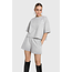 ALIX THE LABEL Knitted Sweat T-shirt Light Grey