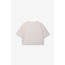 ALIX THE LABEL Knitted Sweat T-shirt Light Grey