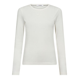 CO'COUTURE Granny Embroidery Tee Off White