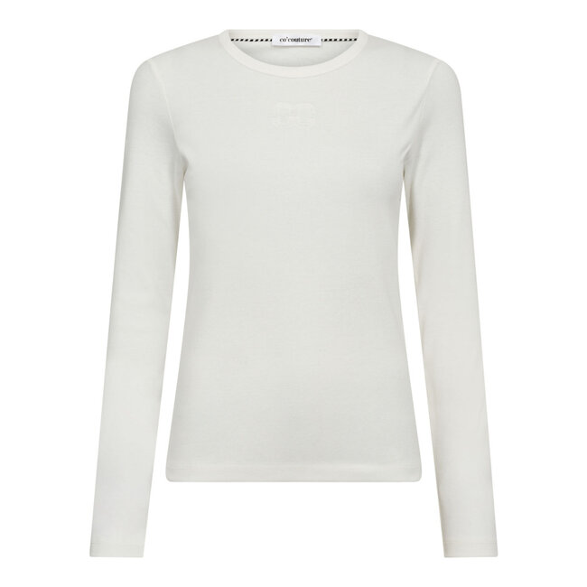 CO'COUTURE Granny Embroidery Tee Off White
