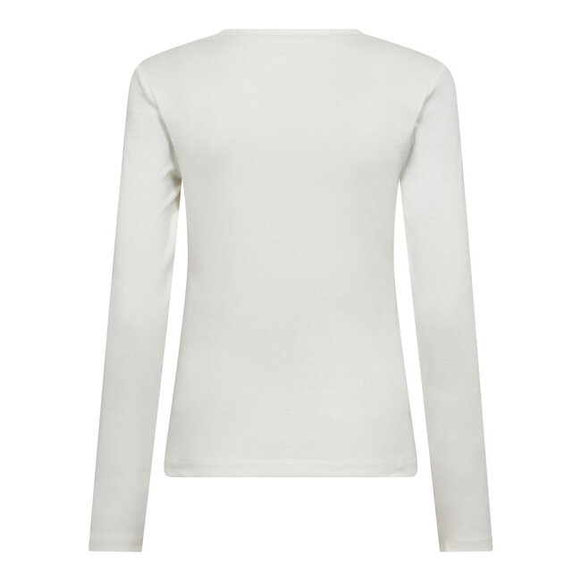 CO'COUTURE Granny Embroidery Tee Off White