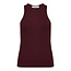 CO'COUTURE Sahara Embroidery Tank Top Winered