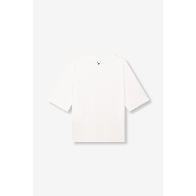 ALIX THE LABEL Knitted The Label Tee Soft White