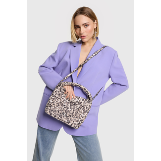 ALIX THE LABEL Woven Braided Animal Bag