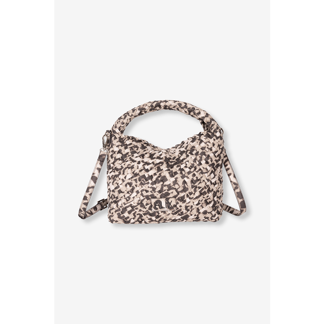 ALIX THE LABEL Woven Braided Animal Bag