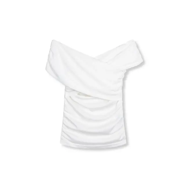 REFINED DEPARTMENT Cross Short Sleeve Top Elma