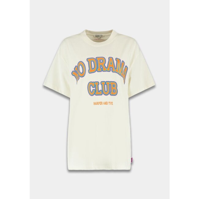 HARPER & YVE No Drama Club Tee Ecru
