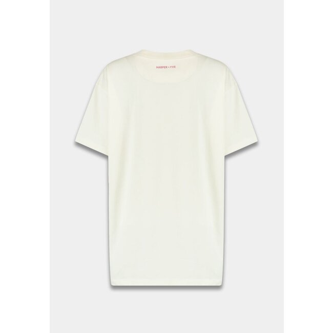 HARPER & YVE No Drama Club Tee Ecru