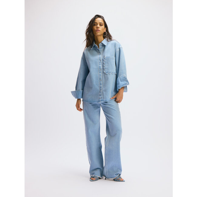 REFINED DEPARTMENT Hannah Pants Light Blue