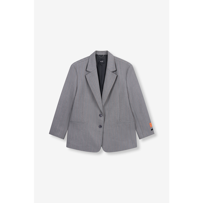 ALIX THE LABEL Woven Classy Grandad Blazer