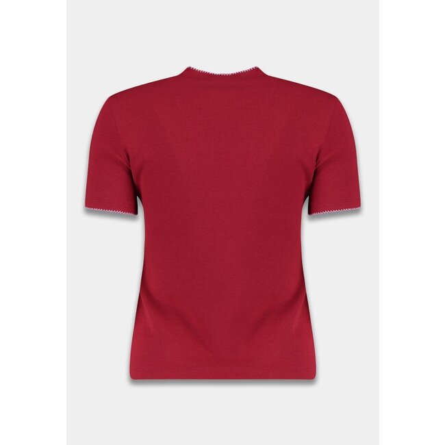 HARPER & YVE Cammy Top Ruby Red