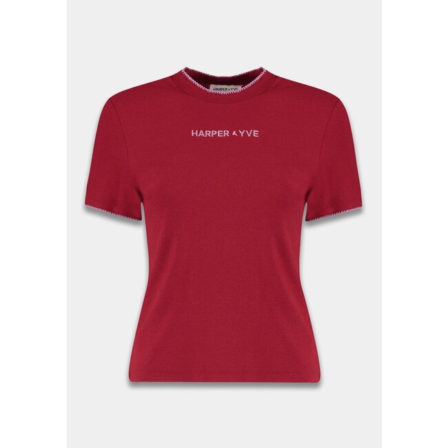 HARPER & YVE Cammy Top Ruby Red
