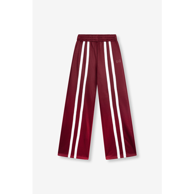 ALIX THE LABEL Knitted Training Sweat Pants Bordeaux