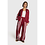 ALIX THE LABEL Knitted Trainings Sweat Jacket Bordeaux