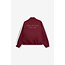 ALIX THE LABEL Knitted Trainings Sweat Jacket Bordeaux