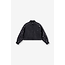 ALIX THE LABEL Woven Studs Cropped Blouse Black