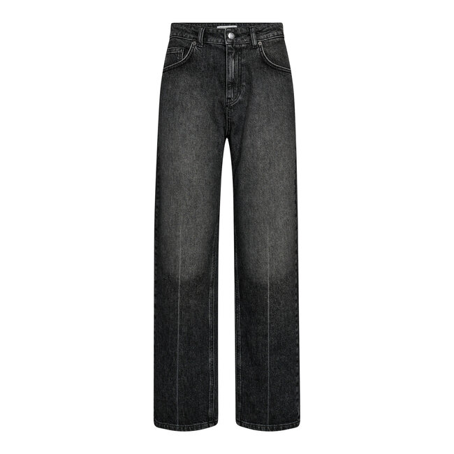 CO'COUTURE Femme Straight Crease Jeans Stone