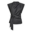 CO'COUTURE Saga Pleat Top Mid Grey