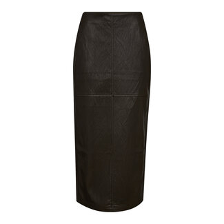 CO'COUTURE Glitt Floor Skirt Brown