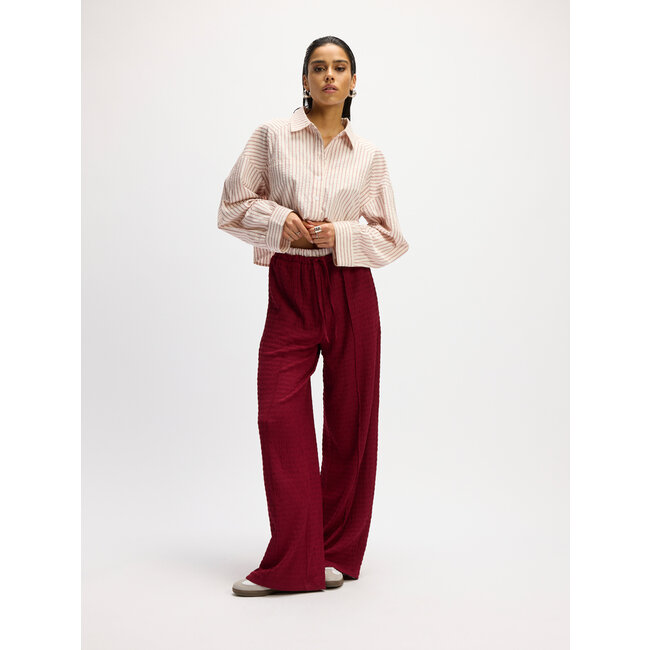 REFINED DEPARTMENT Relaxed Wide Pants Mara Bordeaux