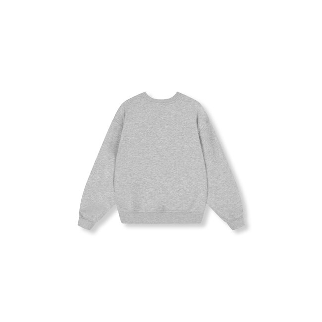 REFINED DEPARTMENT Grey Melange Oversized Sweater Jayne
