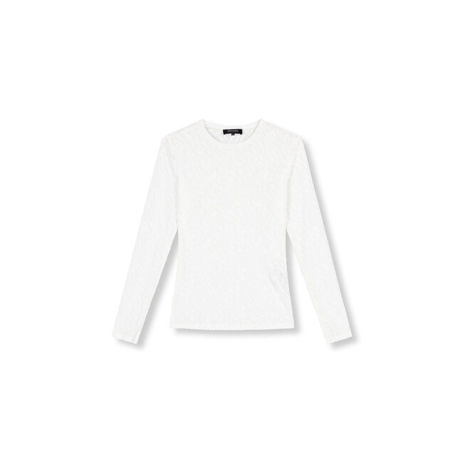 REFINED DEPARTMENT Fitted Structure Top Pepper Off White