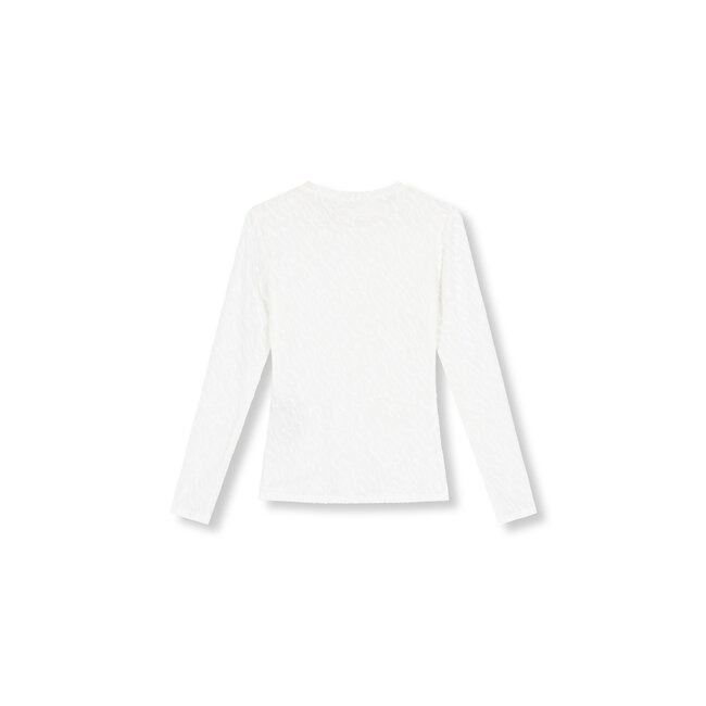 REFINED DEPARTMENT Fitted Structure Top Pepper Off White