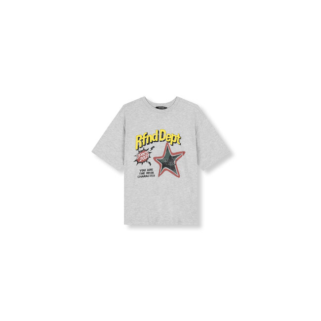 REFINED DEPARTMENT Oversized Rfnd Shirt Grey Melange