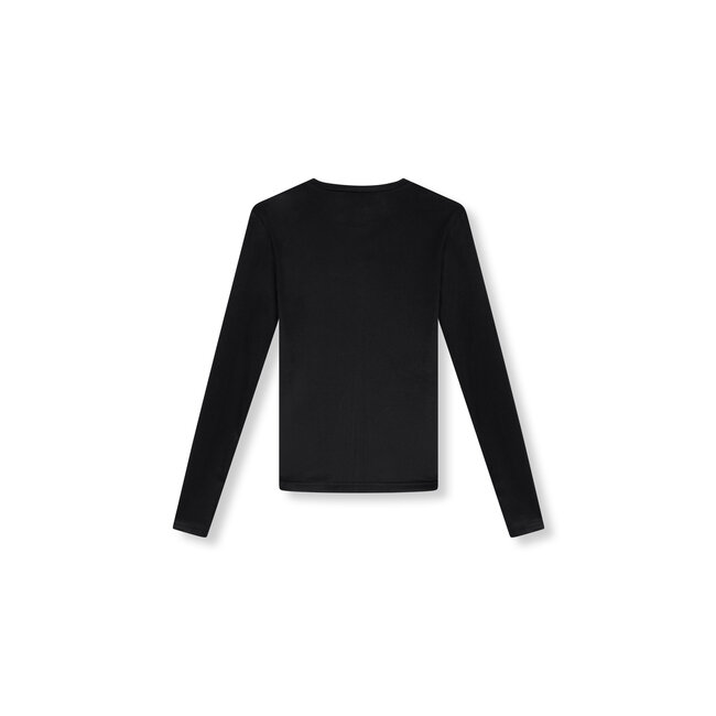REFINED DEPARTMENT Knitted Longsleeve Penny Black