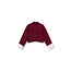 REFINED DEPARTMENT Relaxed Cropped Blouse Lyloe Bordeaux