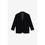 ALIX THE LABEL Woven Grandad Blazer Black