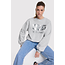 ALIX THE LABEL Foil Logo Sweater Soft Grey Melange