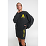 ALIX THE LABEL Knitted Cable Jumper Atracite Melange