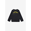 ALIX THE LABEL Knitted Cable Jumper Atracite Melange