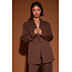 STUDIO AMAYA Puck Blazer Brown