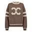 CO'COUTURE Row Coco Logo Knit Walnut