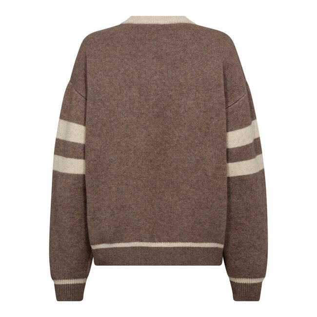 CO'COUTURE Row Coco Logo Knit Walnut