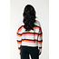 COLOURFUL REBEL Olivia Multi Stripe Crewnack Sweater