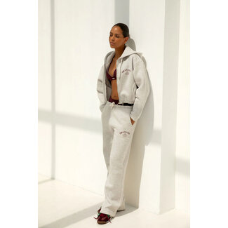 THE LOLA CLUB Maya Pants Grey Melange