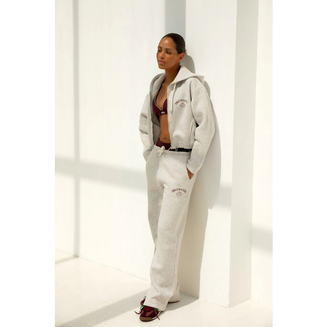 THE LOLA CLUB Maya Pants Grey Melange