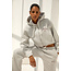 THE LOLA CLUB Maya Pants Grey Melange