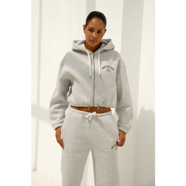 THE LOLA CLUB Maya Pants Grey Melange