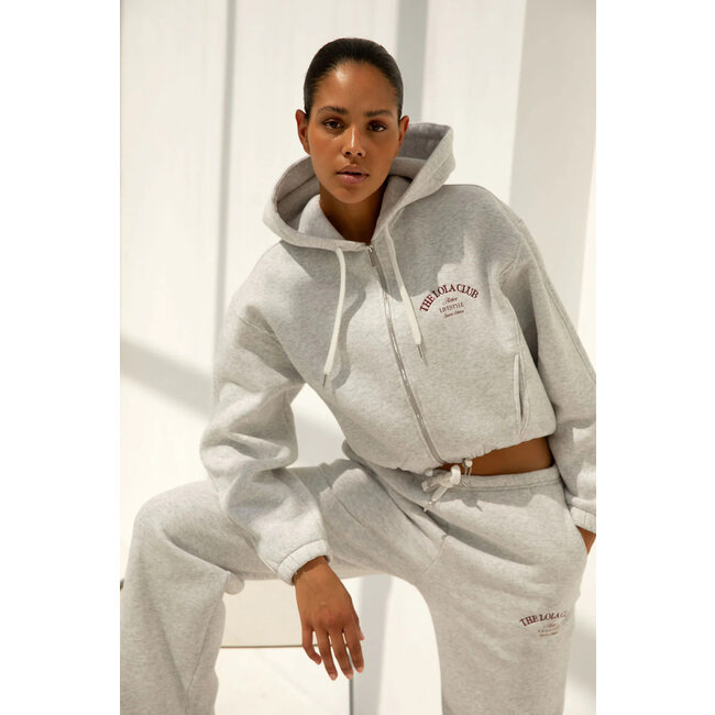 THE LOLA CLUB Maya Cardigan Grey Melange