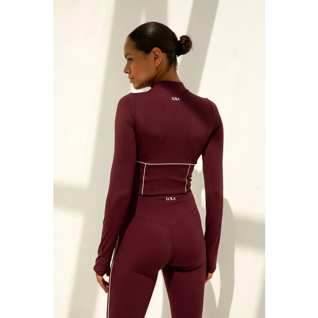 THE LOLA CLUB Demi Legging Cherry Red